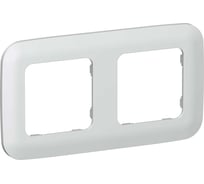 Рамка 2-местная IEK FLITE РУ-2-А-ФлЖ жемчуг FI-M22-31-20-K36