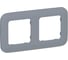 Рамка 2-местная IEK FLITE РУ-2-А-ФлМ маренго FI-M22-31-20-K35 1