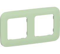 Рамка 2-местная IEK FLITE РУ-2-А-ФлФ фисташковый FI-M22-31-20-K93
