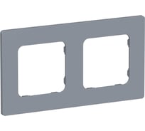 Рамка 2-местная IEK FLITE РУ-2-К-ФлМ маренго FI-M22-32-20-K35