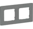 Рамка 2-местная IEK FLITE РУ-2-К-ФлМА мокрый асфальт FI-M22-32-20-K80 1