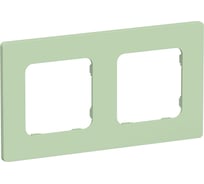 Рамка 2-местная IEK FLITE РУ-2-К-ФлФ фисташковый FI-M22-32-20-K93