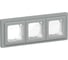 Рамка 3-местная IEK FLITE IP55 Рпро-3-55-ФлС серый FI-M30-32-55-K03 1