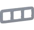 Рамка 3-местная IEK FLITE РУ-3-А-ФлМ маренго FI-M32-31-20-K35 1