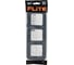 Рамка 3-местная IEK FLITE РУ-3-А-ФлМ маренго FI-M32-31-20-K35 2