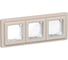 Рамка 3-местная IEK FLITE IP55 Рпро-3-55-ФлЛ льняной FI-M30-32-55-K88 1