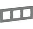 Рамка 3-местная IEK FLITE РУ-3-К-ФлМА мокрый асфальт FI-M32-32-20-K80 1