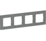 Рамка 4-местная IEK FLITE РУ-4-К-ФлМА мокрый асфальт FI-M42-32-20-K80 1
