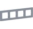 Рамка 4-местная IEK FLITE РУ-4-К-ФлМ маренго FI-M42-32-20-K35 1
