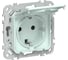 Розетка IEK FLITE с заземлением с защитными шторками и крышкой 16А IP44 РСшкр11-0-44-ФлХЛ холодный лед FI-R16-16-44-K94 1