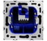 Розетка компьютерная встраиваемая Voltum S70 RJ45 кат.6, графит VLS060107 9