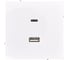 Розетка Lezard ESTET TC+ USB разъем белая (10шт/120шт) 745-0288-192TC 1
