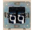 Розетка двойная компьютерная KRANZ RJ45 STRONG категория 6 с/у шелк KR-78-0725-8 3