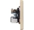 Розетка KRANZ ROUND компьютерная RJ45 кат6 + TV с/у шелк KR-78-0722-7 4