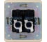 Розетка двойная компьютерная KRANZ RJ45 ROUND категория 6 с/у шелк KR-78-0725-7 3