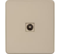 Механизм розетки KRANZ ROUND TV с/у шелк KR-78-0723-7