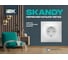 Светорегулятор поворотный IEK SKANDY 600Вт SK-D01N металл, никель SK-D41-0600-K50 9