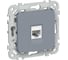 Розетка IEK FLITE компьютерная, RJ45, категория 5Е, UTP РК5е-1-0-ФлМ маренго FI-K12-1-K35 1