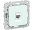 Розетка IEK FLITE компьютерная, RJ45, категория 5Е, UTP РК5е-1-0-ФлХЛ холодный лед FI-K12-1-K94 1