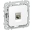 Розетка IEK FLITE компьютерная, RJ45, категория 6, STP РК6-1-1-ФлБ белый FI-K11-2-K01 1