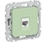 Розетка IEK FLITE компьютерная, RJ45, категория 5Е, UTP РК5е-1-0-ФлФ фисташковый FI-K12-1-K93 1