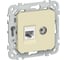 Розетка IEK FLITE 2-местная, RJ45/TV, категория 5Е, UTP РКТВ5е-2-0-ФлН навахо FI-AK22-1-K87 1