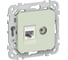 Розетка IEK FLITE 2-местная, RJ45/TV, категория 5Е, UTP РКТВ5е-2-0-ФлП панг FI-AK22-1-K92 1