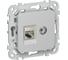 Розетка IEK FLITE 2-местная, RJ45/TV, категория 6, STP РКТВ6-2-1-ФлА алюминий FI-AK21-2-K47 1