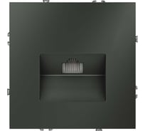 Розетка компьютерная встраиваемая Voltum S70 RJ45 кат.6, титан VLS060106