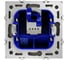 Розетка компьютерная встраиваемая Voltum S70 RJ45 кат.6, кашемир VLS060103 7
