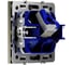 Розетка компьютерная встраиваемая Voltum S70 RJ45 кат.6, шелк VLS060104 8