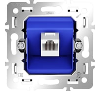 Механизм компьютерной розетки Voltum S70 RJ45 кат.6 VLS0601M