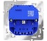 Розетка встраиваемая Voltum S70 с заземлением и защитными шторками, 16А, с USB, A+A, белый матовый VLS040402 3