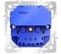 Механизм розетки с заземлением и защитными шторками Voltum S70 16А, с USB A+A VLS0404M 3