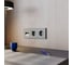 Розетка встраиваемая Voltum S70 с заземлением и защитными шторками, 16А, с USB, A+С, титан VLS040506 6