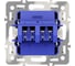 Механизм розетки акустической 4-местной Voltum S70 VLS0603M 3