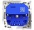 Розетка встраиваемая Voltum S70 с заземлением и защитными шторками, 16А, с USB, A+A, шелк VLS040404 3