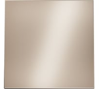 Клавиша для выключателя/переключателя одноклавишного Voltum S70 Metal платина VLSM000110