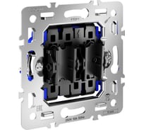 Механизм проходного переключателя двухклавишного Voltum S70 10А VLS0203M