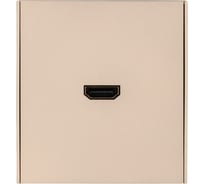 Розетка HDMI KRANZ STRONG скрытая установка шелк KR-78-0730-8