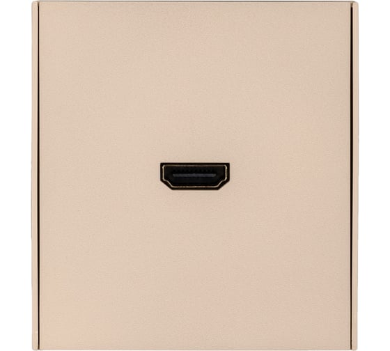 Розетка HDMI KRANZ STRONG скрытая установка шелк KR-78-0730-8