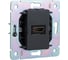 Розетка HDMI KRANZ STRONG скрытая установка шелк KR-78-0730-8 6
