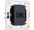 Розетка HDMI KRANZ ROUND скрытая установка шелк KR-78-0730-7 6