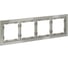 Рамка Voltum стеклянная S70 на 4 поста, шелк, стекло VLS110404 2