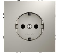 Розетка встраиваемая Voltum S70 с заземлением 16А, кашемир VLS040103