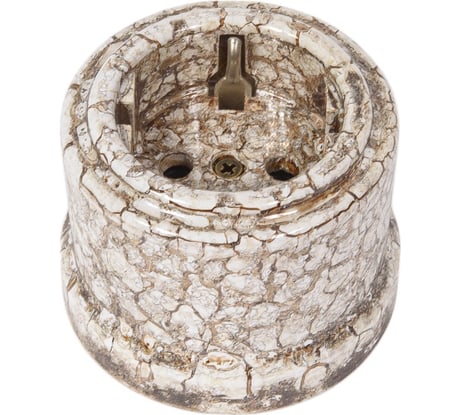 Розетка BIRONI Лизетта Мрамор с заземлением B1-101-09