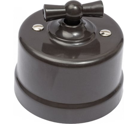 Выключатель BIRONI Пластик Коричневый 2-клавишный B1-202-22