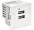 Розетка IEK PRIMER РКЮ-23-40-П USB A+A 5В 4,2А (2 модуля) белая PR-KK40D-RU-0-2-AA-K01 1