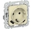 Розетка 1-местная с заземлением с защитными шторками IEK FLITE 16А с USB A+C 20Вт РСЮшс11-0-ФлН навахо FI-R14-16-U22-020-K87 1