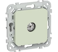 Розетка TV экранированная оконечная IEK FLITE тип M РТВм-1-1-1-ФлП панг FI-A13-O-K92